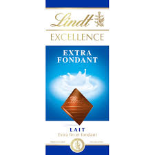 Lindt Excellence Chocolat Lait Extra Fondant 100 g